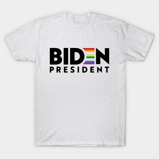 Joseph Biden Gay Pride Shirt| Joe Biden LGBT Rainbow | Biden Harris 2024 T-Shirt by BlueWaveTshirts